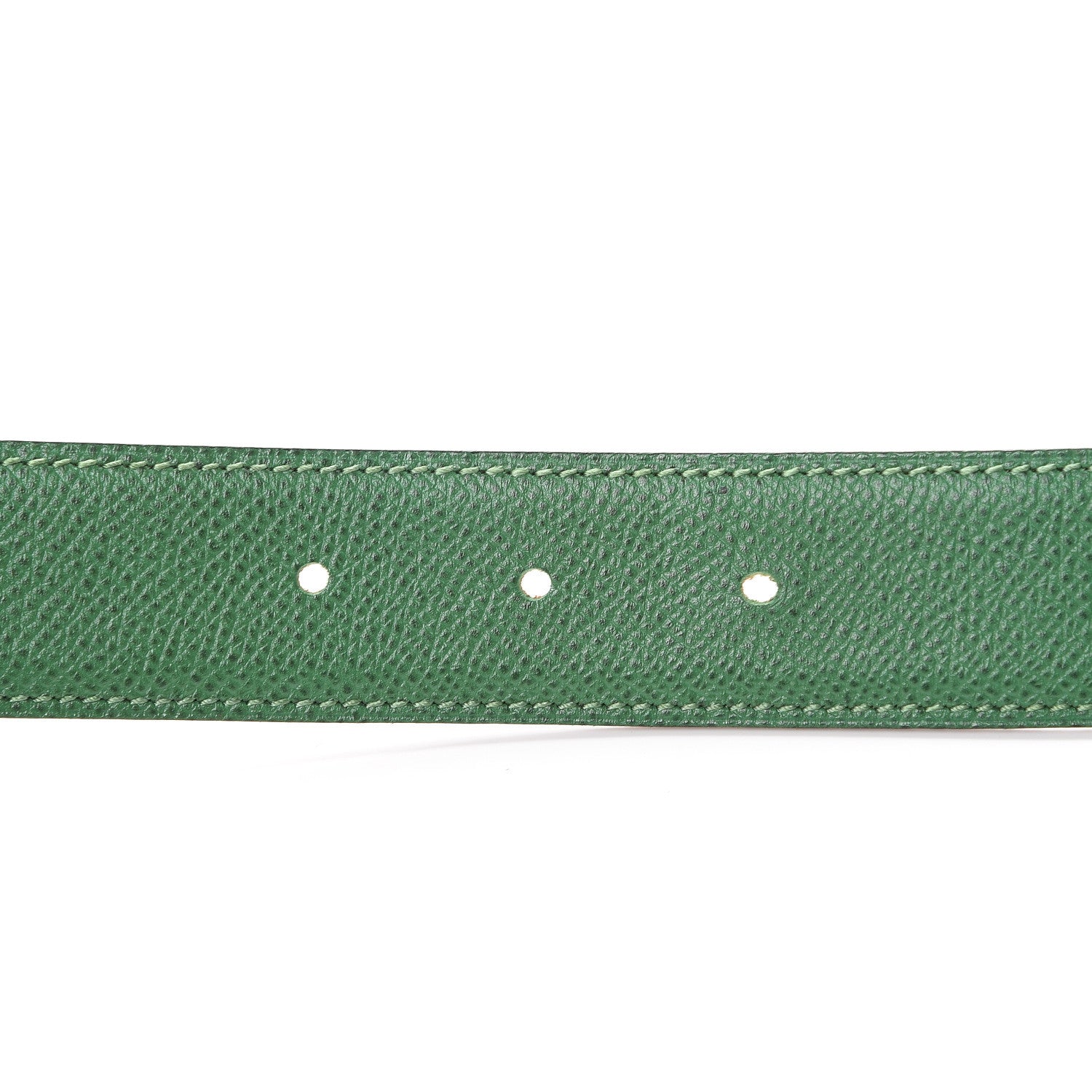 Hermes Courchevel 32mm Belt Strap 70 Gold Vert Clair 5 of 11