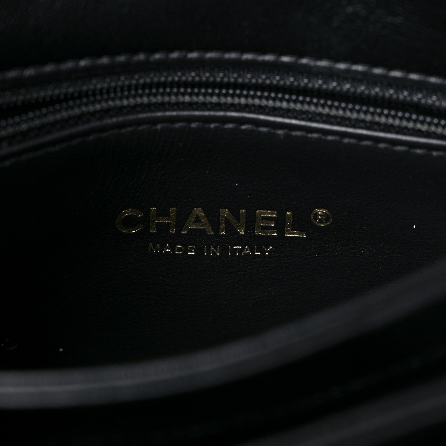 Chanel Lambskin Quilted Small Color Match Flap Black 6 of 10