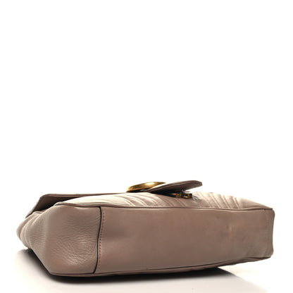 Gucci Calfskin Matelasse Medium GG Marmont Shoulder Bag Porcelain Rose 4 of 14