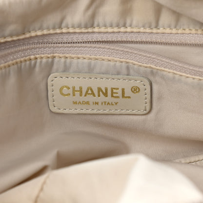 Chanel Nylon Travel Bowler White 6 of 16