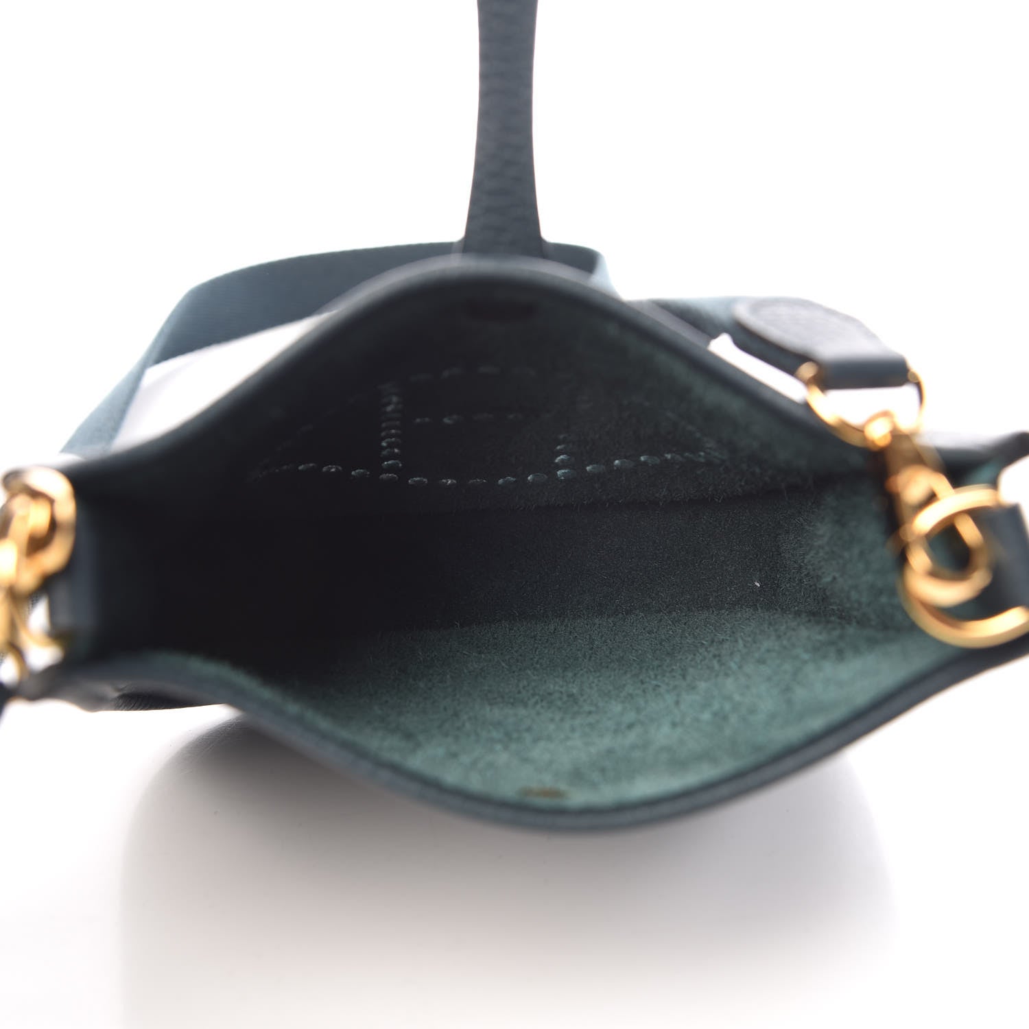 Hermes Taurillon Clemence Evelyne TPM Vert Cypress 5 of 9