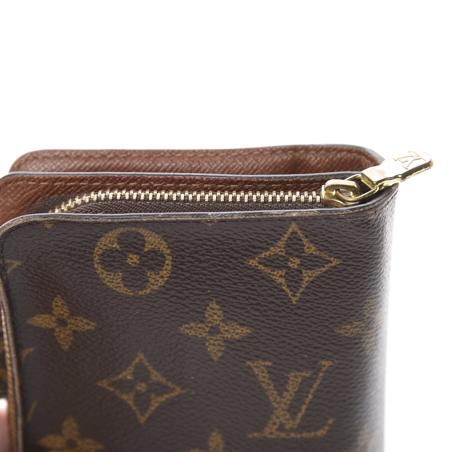 Monogram Compact Zippe Zipped Wallet