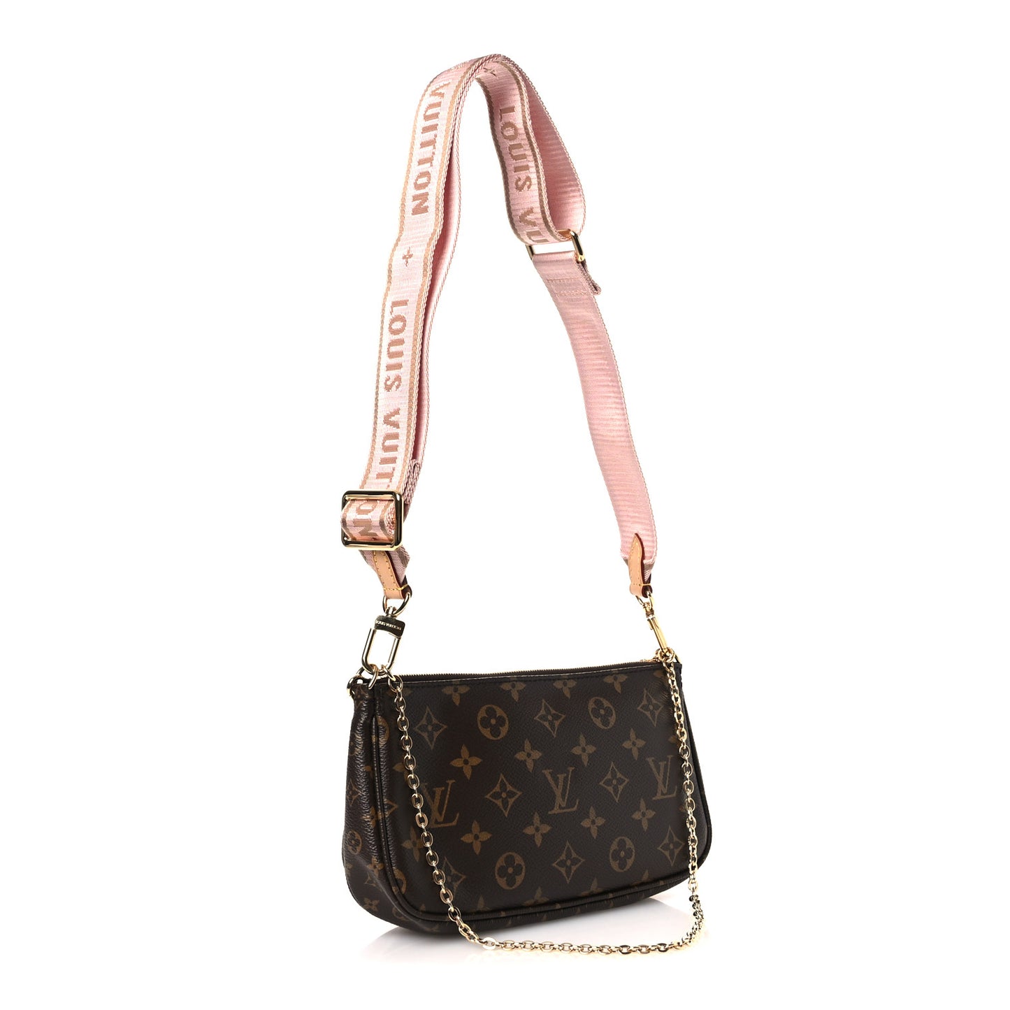 Monogram Multi Pochette Accessories Rose Clair