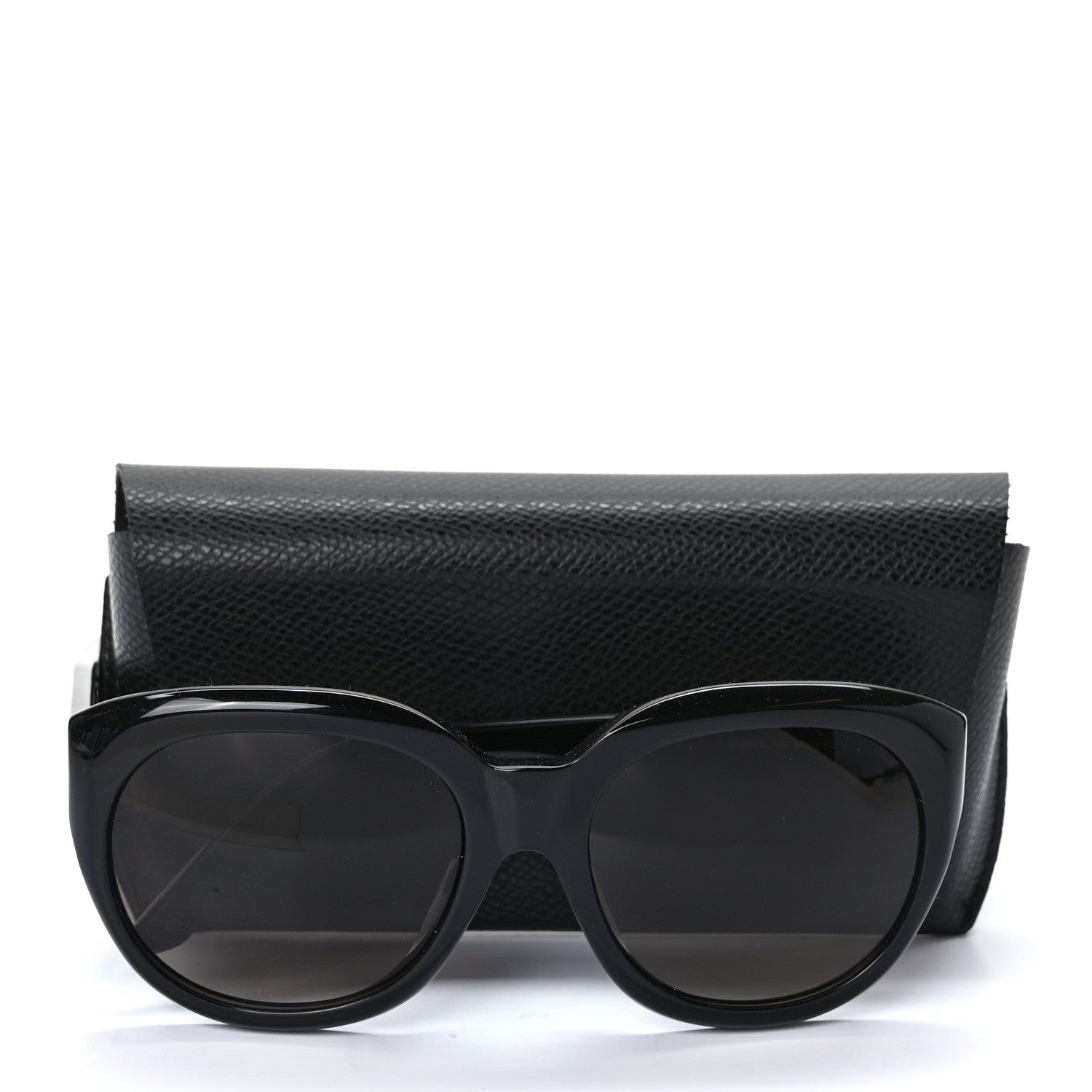 Celine Acetate Round Sunglasses CL40071F Black 7 of 7