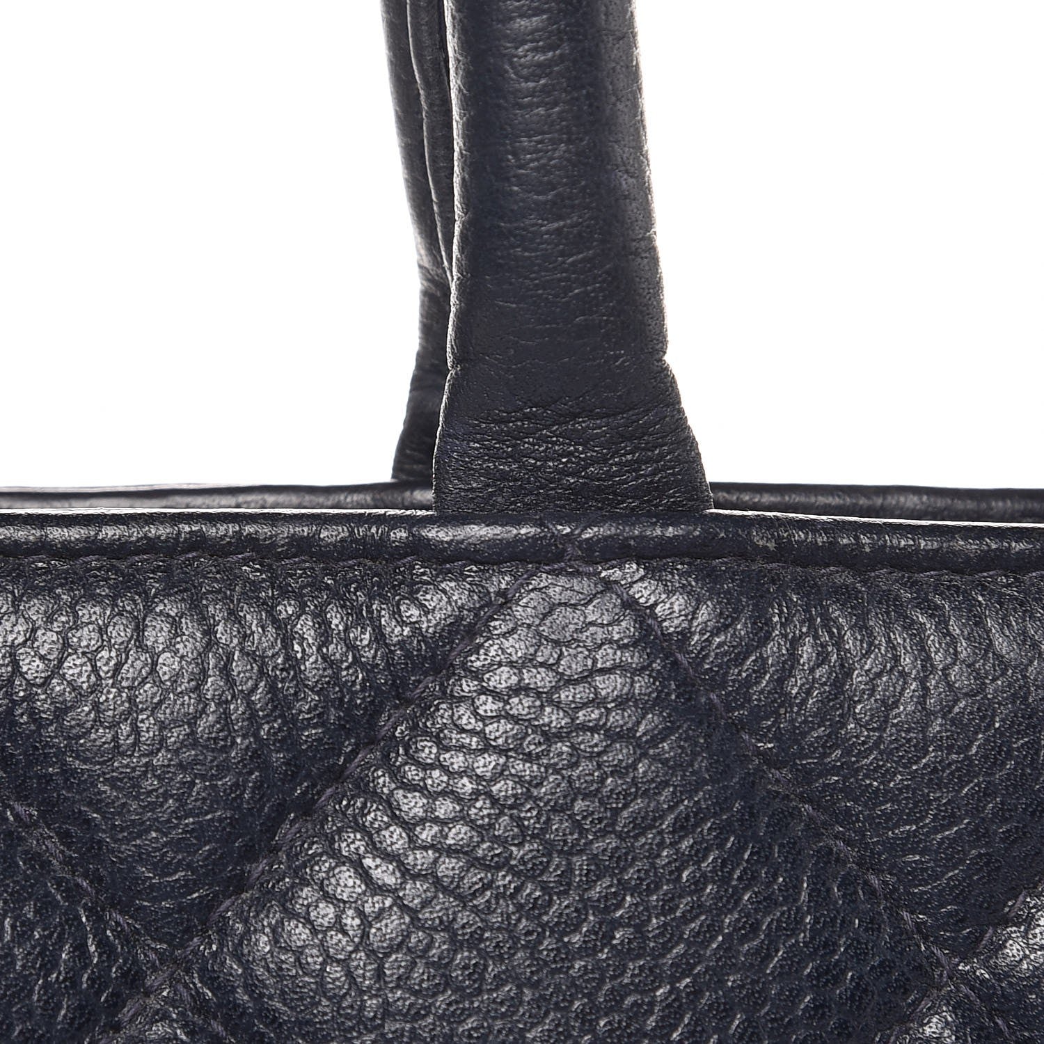Chanel Caviar Quilted Medallion Tote Navy 10 of 22