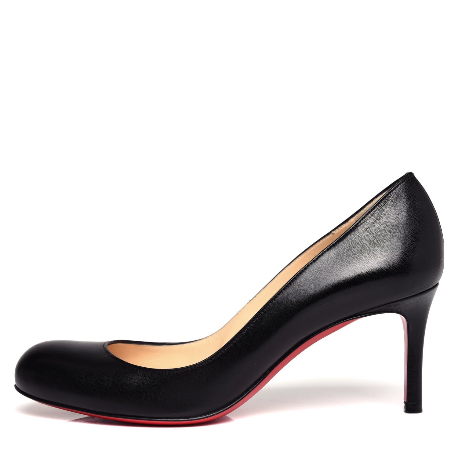 Christian Louboutin Shiny Nappa Simple 70 Pumps 36.5 Black 1 of 9