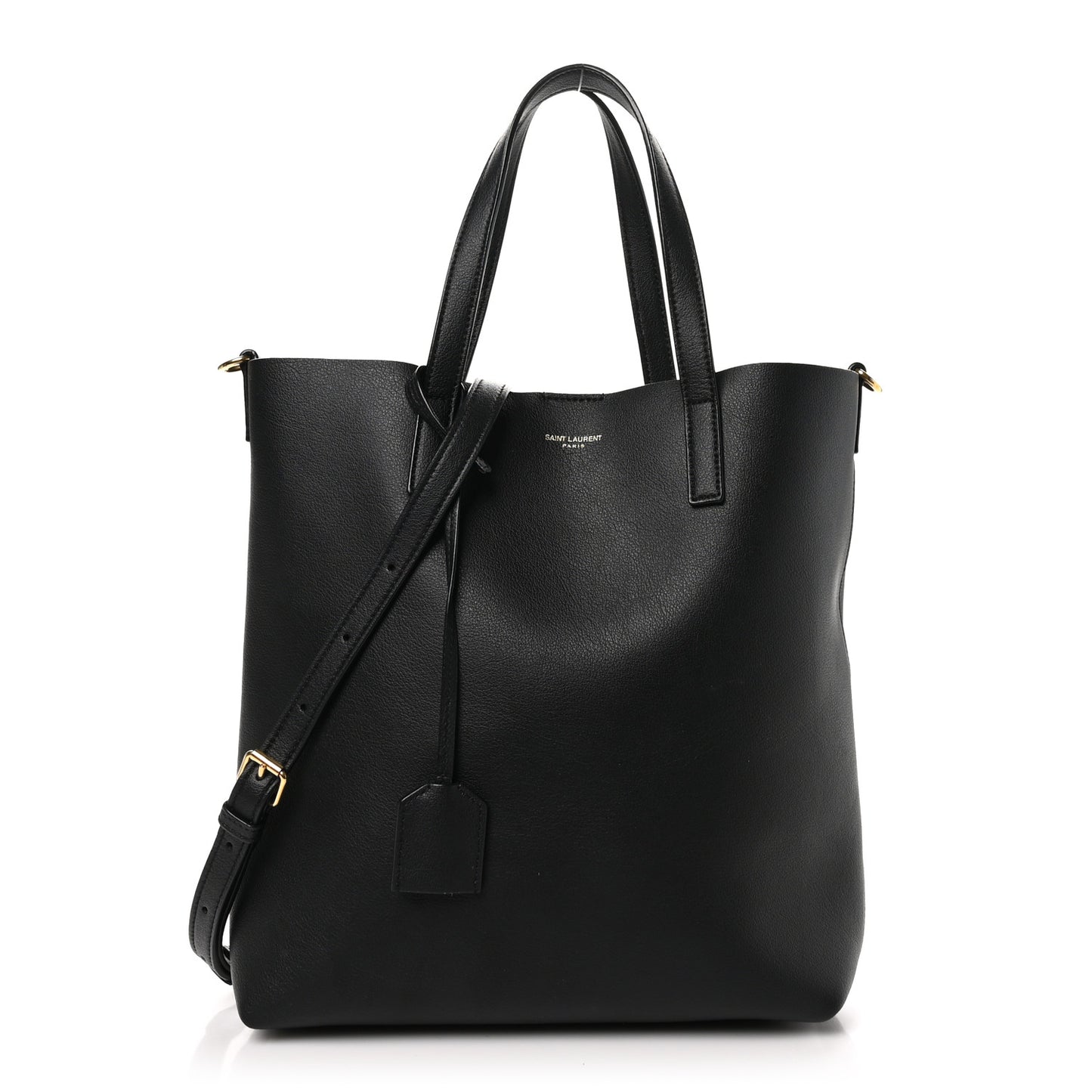 Calfskin Toy Shopping Tote Black