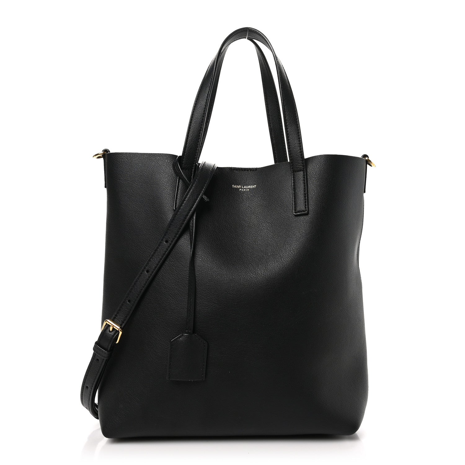 Saint Laurent Calfskin Toy Shopping Tote Black 1 of 9