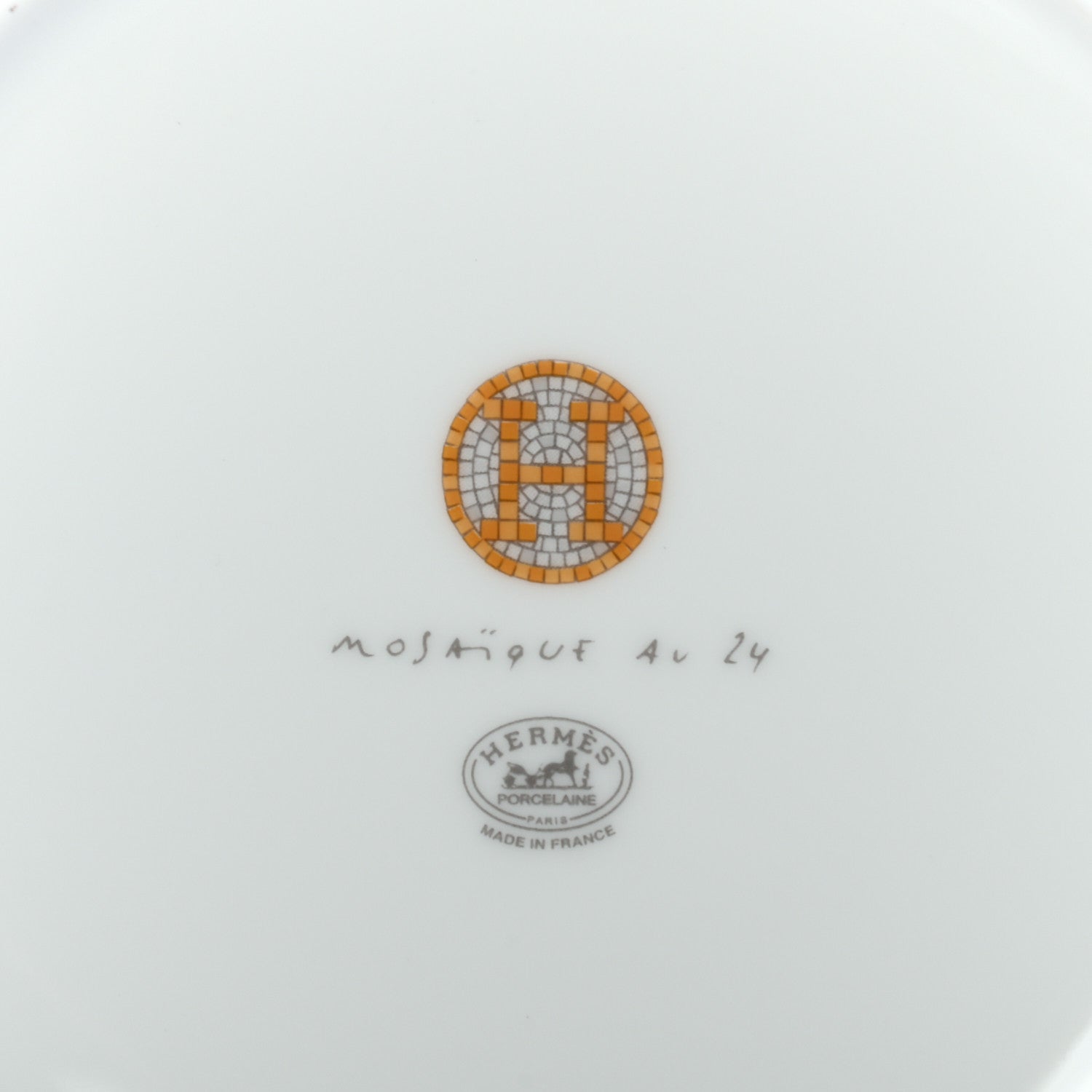 Hermes Porcelain 24 Gold Mosaique Teapot 4 of 7