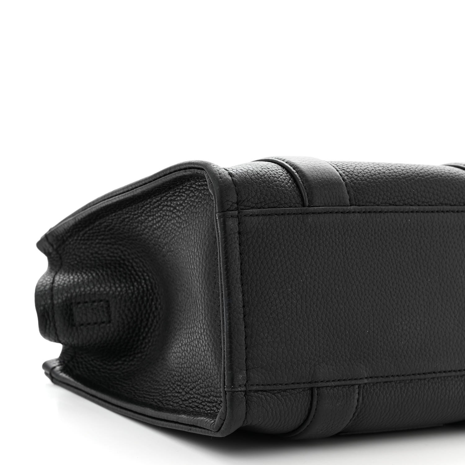 Marc Jacobs Grained Calfskin Small The Tote Bag Black 9 of 11