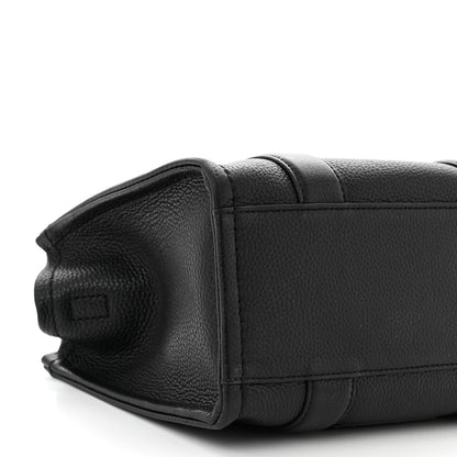 Marc Jacobs Grained Calfskin Small The Tote Bag Black 9 of 11