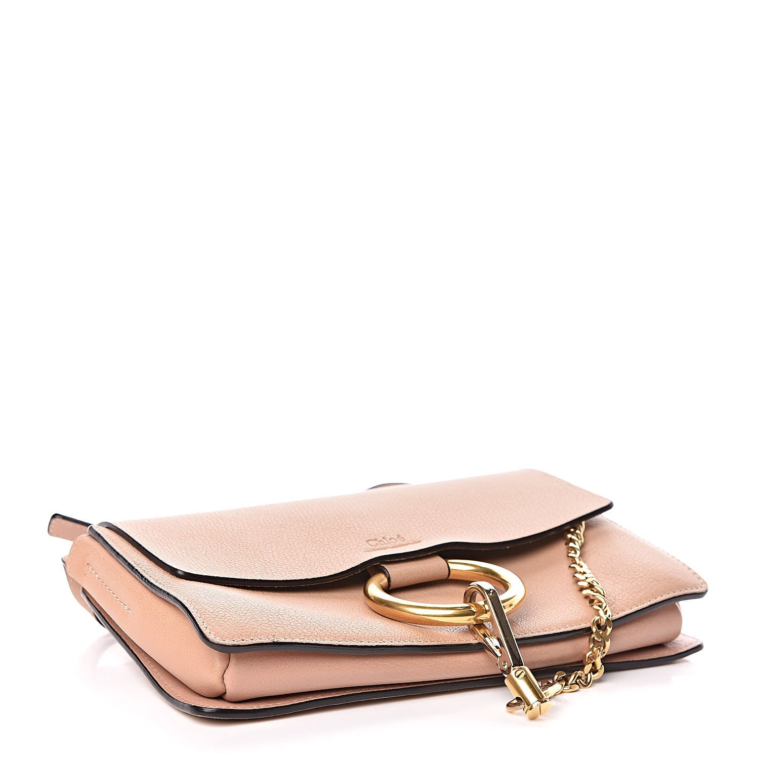 Chloe Goatskin Small Faye Shoulder Bag Biscotti Beige 4 of 9