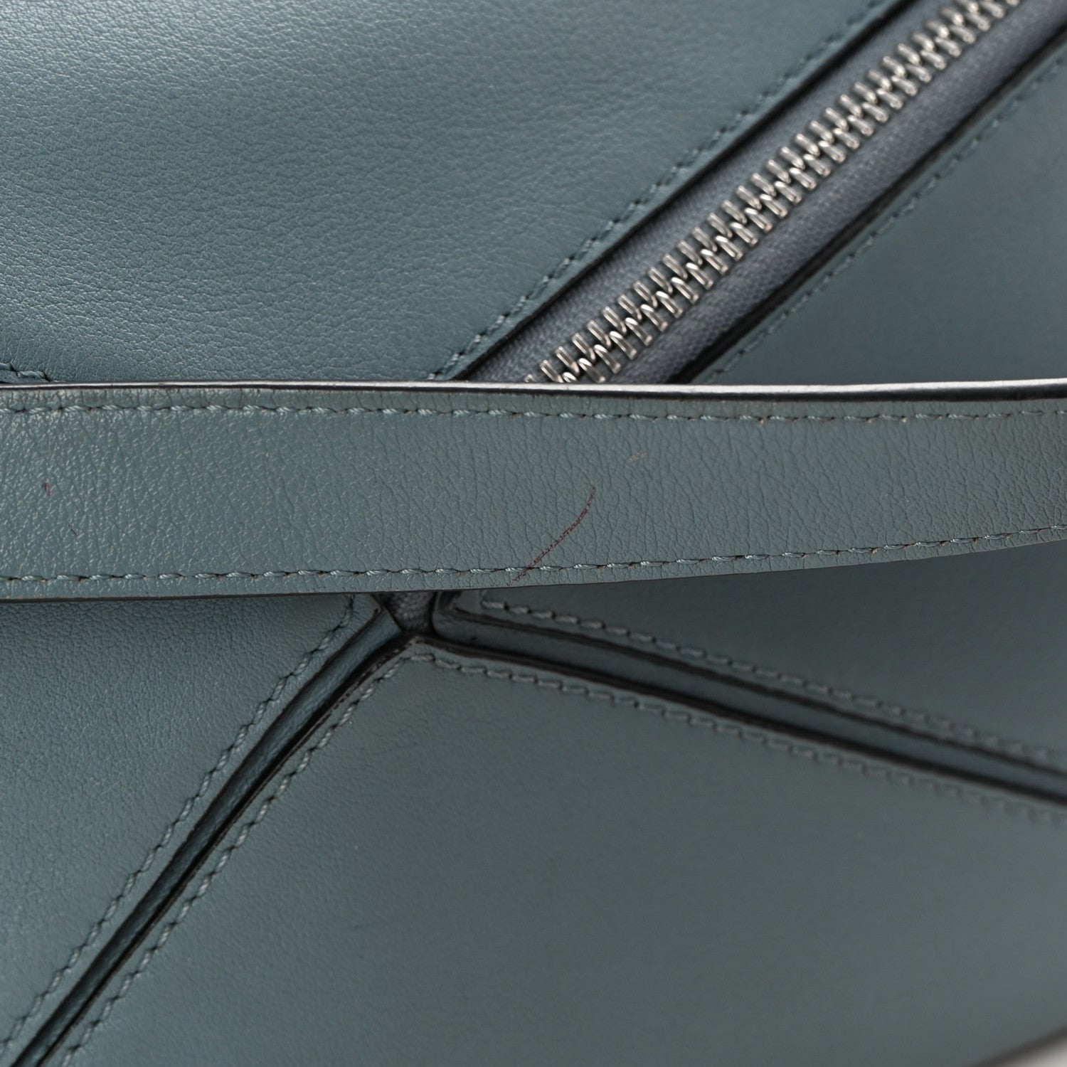 Loewe Calfskin Small Puzzle Bag Stone Blue 17 of 17