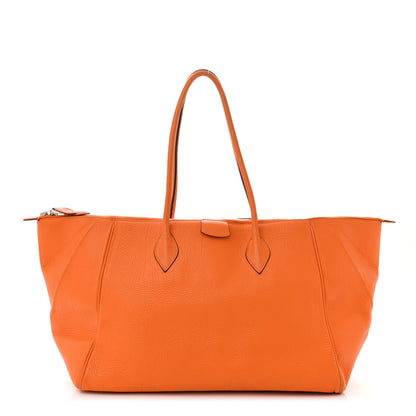 Hermes Taurillon Clemence Paris Bombay 37 Orange 1 of 15