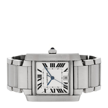 Cartier Stainless Steel 28mm Tank Francaise Automatic Watch 2 of 4