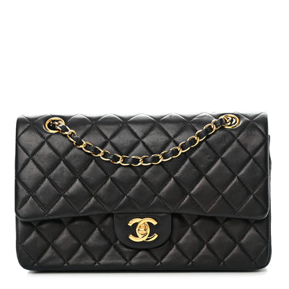 Chanel Lambskin Quilted Medium Double Flap Black 1 of 22