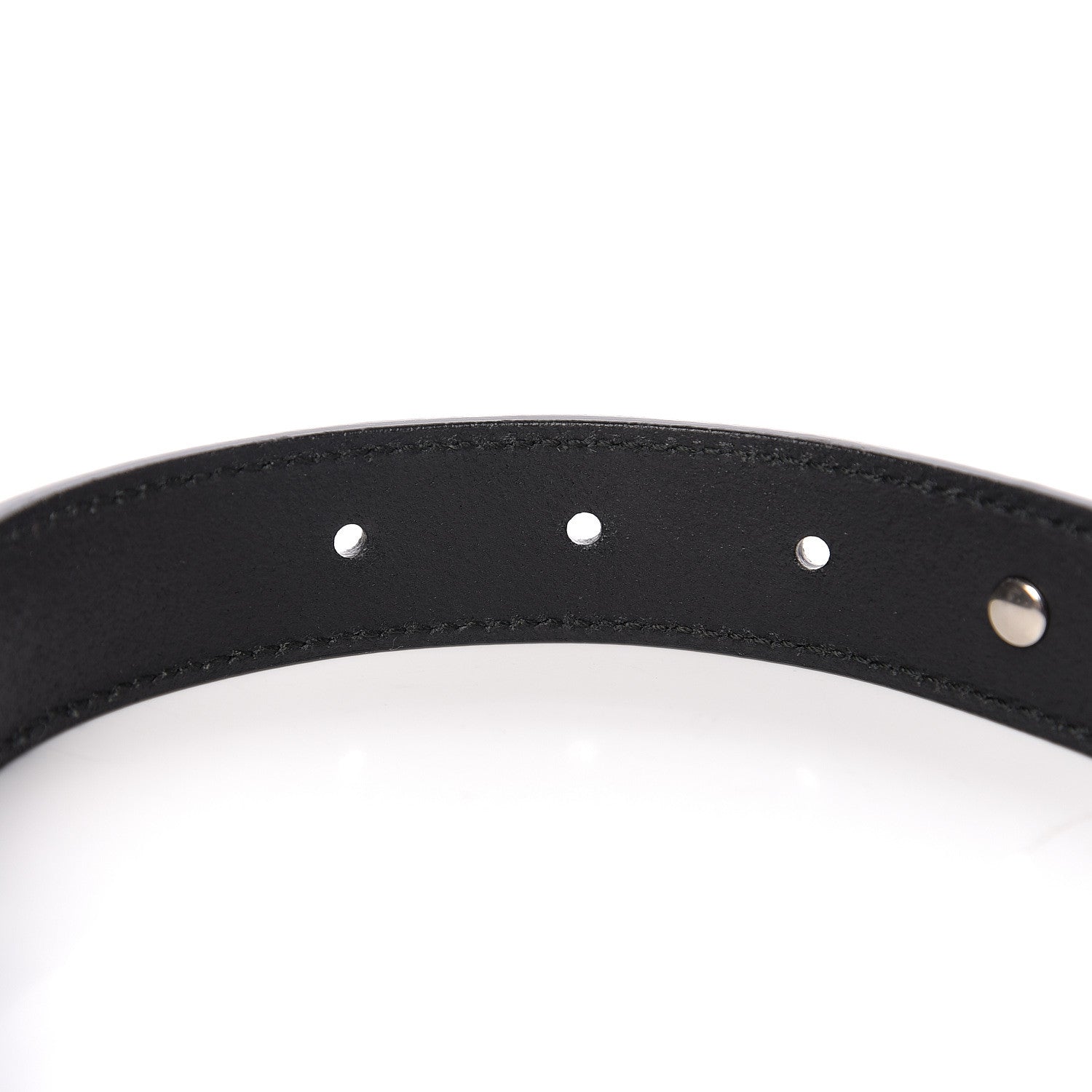 Gucci Calfskin Star Studded Torchon Double G Belt 75 30 Black 4 of 6