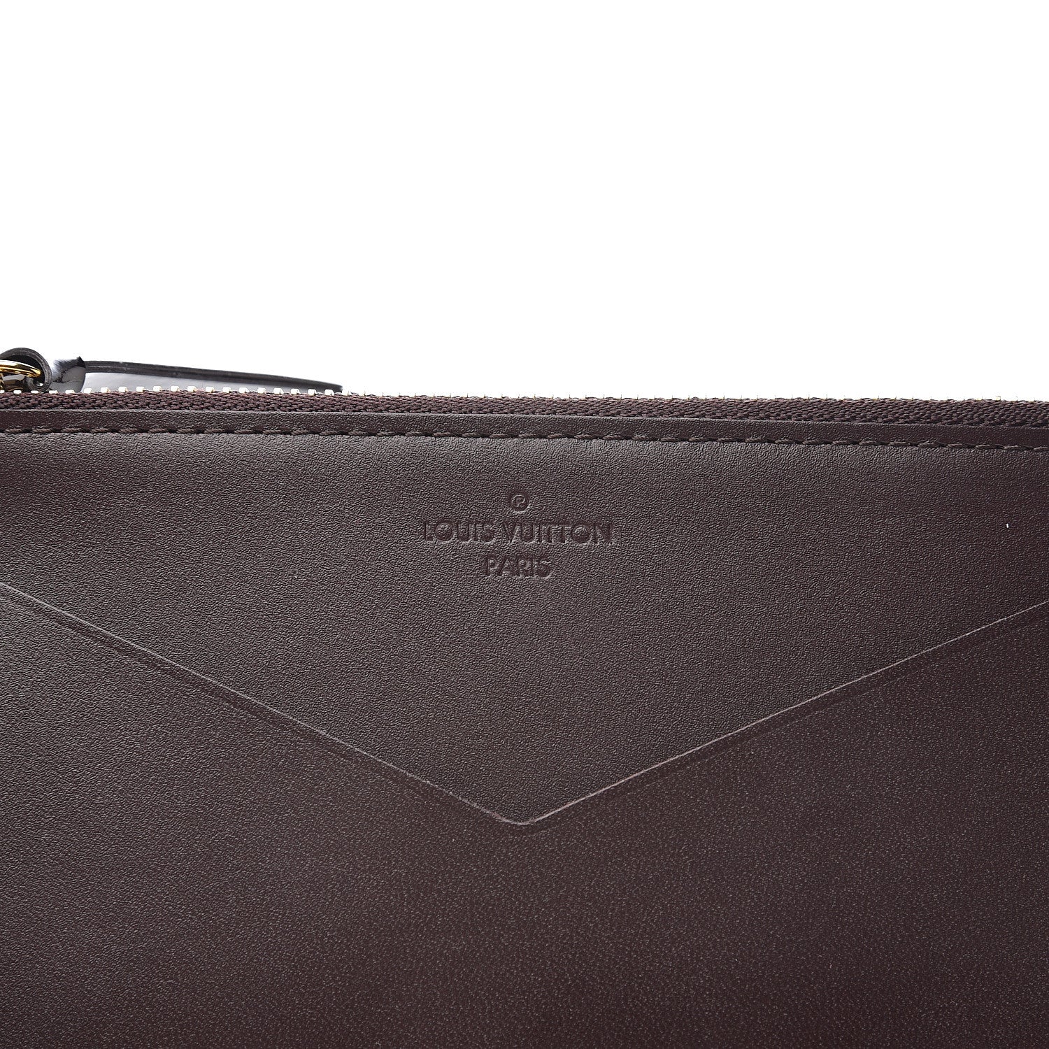 Louis Vuitton Calfskin Jeanne Wallet Zippered Insert Amarante 5 of 5