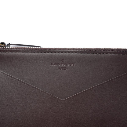 Louis Vuitton Calfskin Jeanne Wallet Zippered Insert Amarante 5 of 5