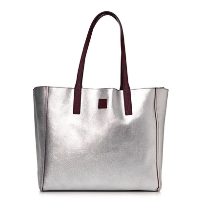MCM Grained Calfskin Medium Reversible Wandel Tote Ruby Tan 11 of 20