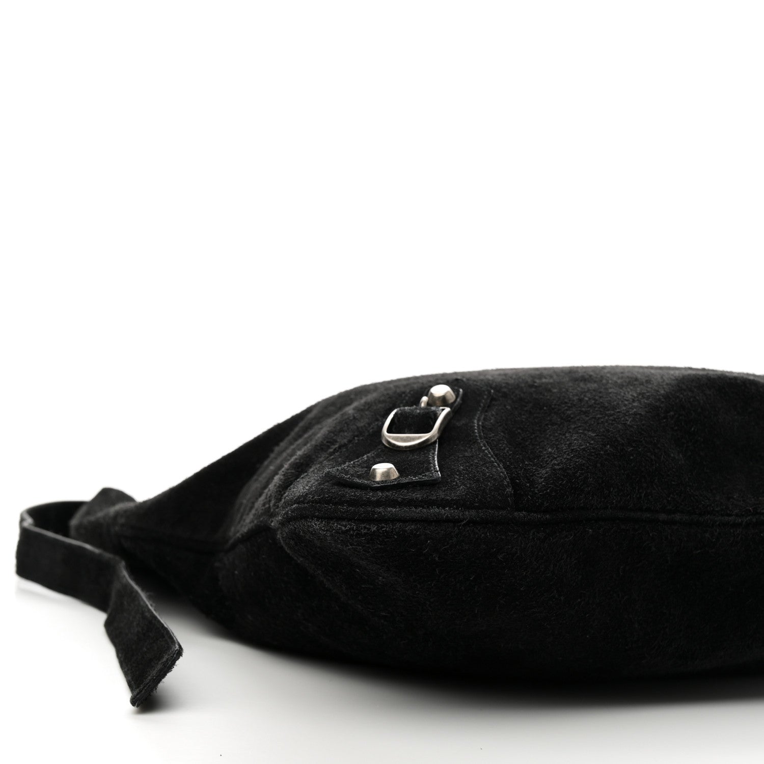 Balenciaga Suede Classic Hardware Besace Hobo Black 10 of 11