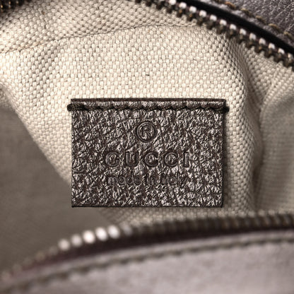 Gucci GG Supreme Monogram Textured Dollar Calfskin Web Mini Ophidia Basketball Shaped Shoulder Bag Beige Ebony New Acero 6 of 12