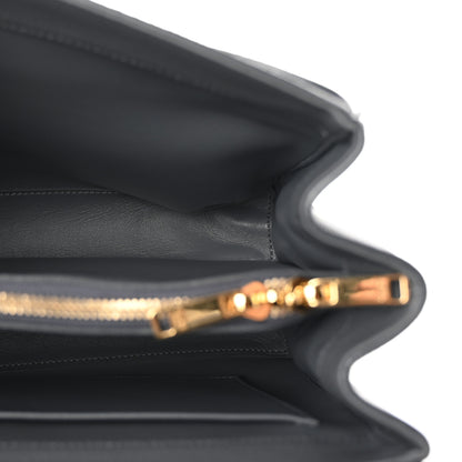 Celine Grained Calfskin Medium 16 Top Handle Bag Grey 5 of 11