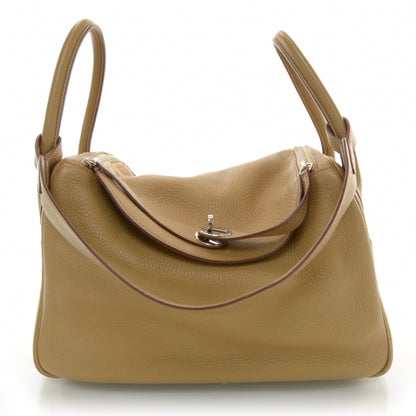 Hermes Taurillon Clemence Lindy 34 Biscuit 1 of 8