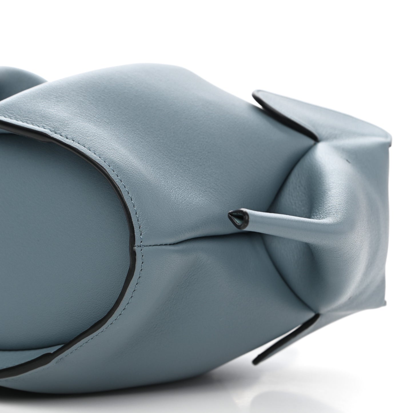 Calfskin Mini Elephant Crossbody Bag Stone Blue