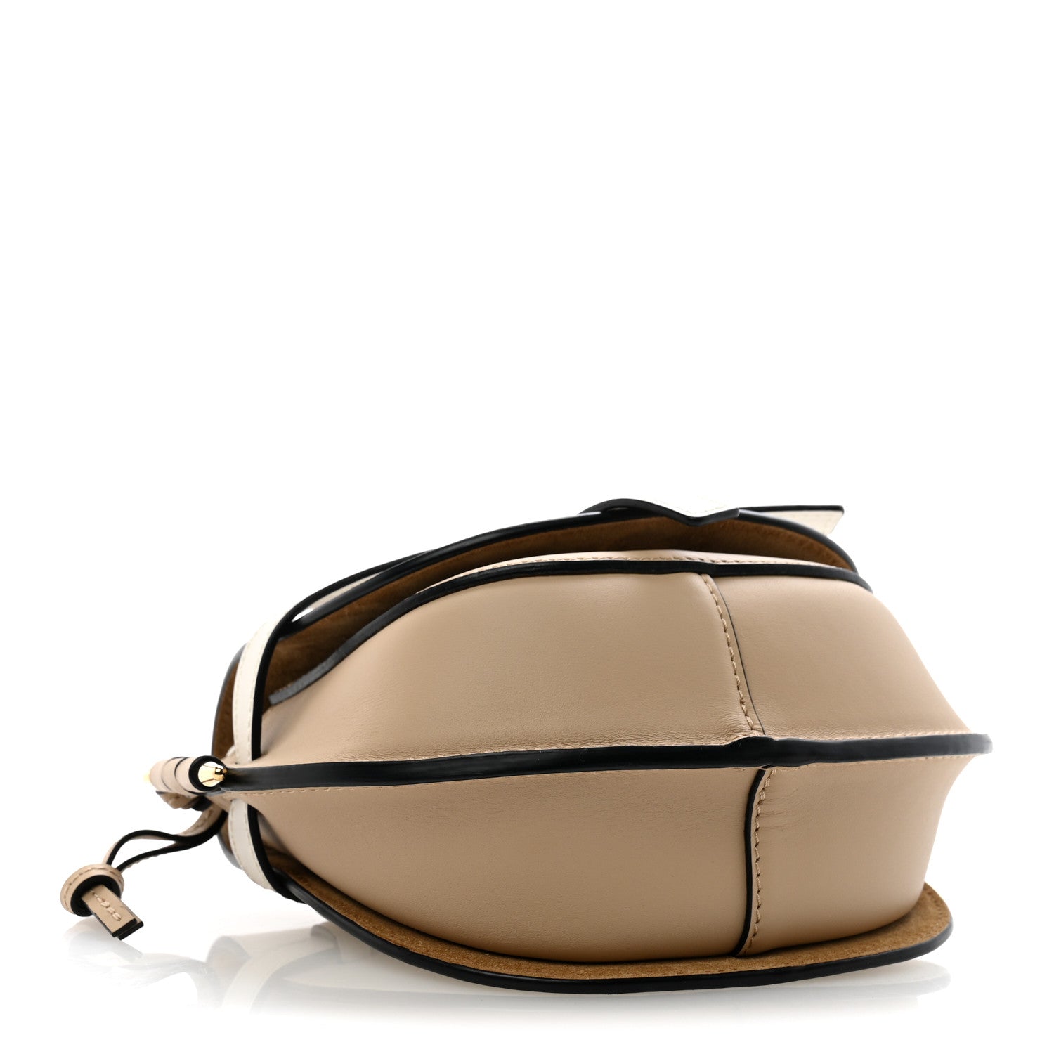 Loewe Soft Calfskin Mini Gate Dual Bag Soft White Paper Craft 4 of 10