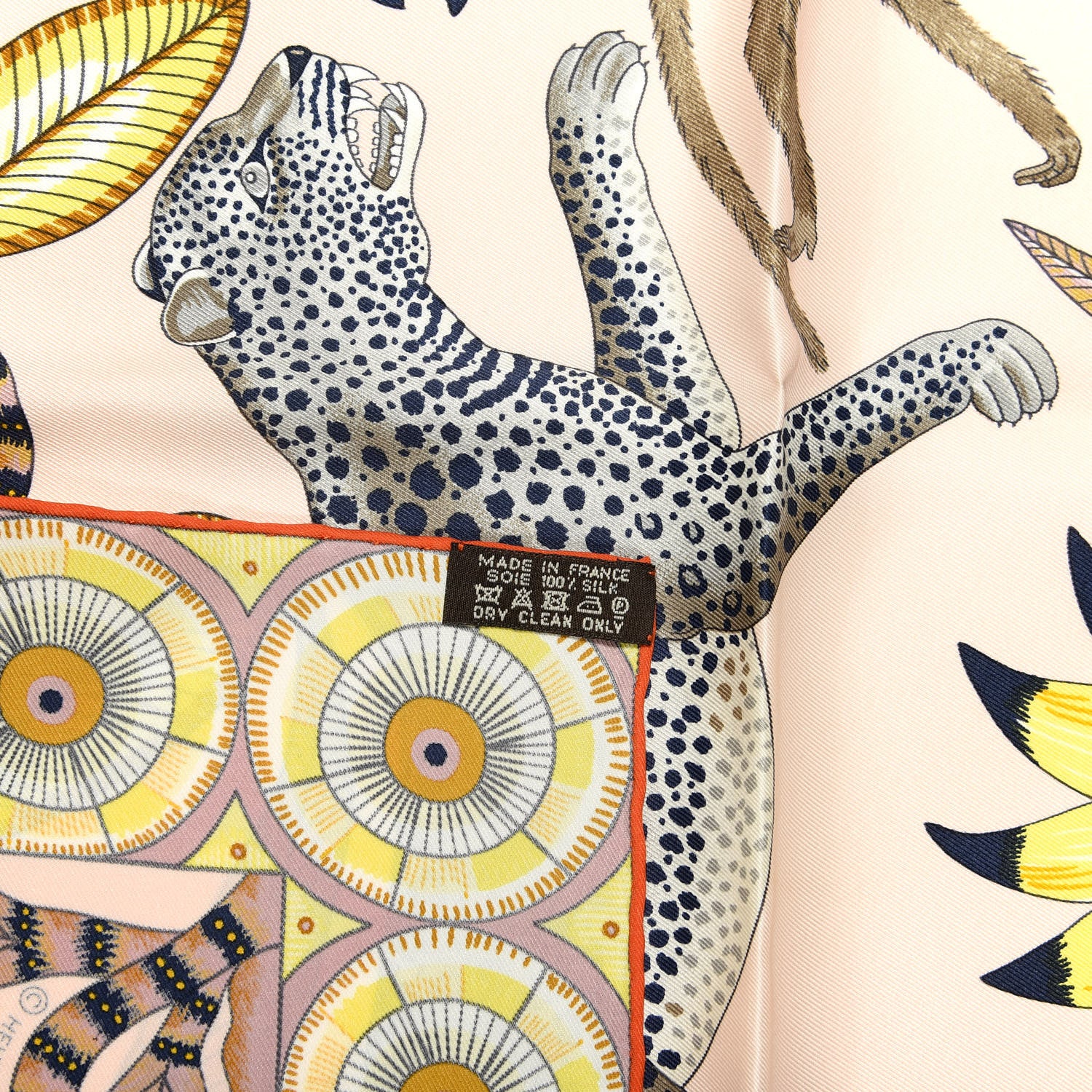 Hermes Silk The Savana Dance Scarf 70 4 of 4