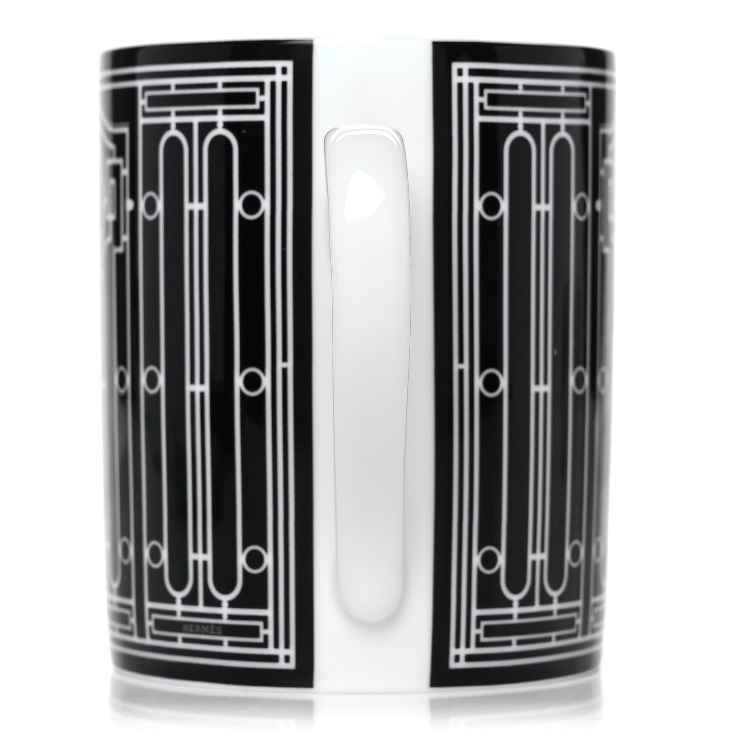 Hermes Porcelain H Deco Mug N°2 Black 5 of 10
