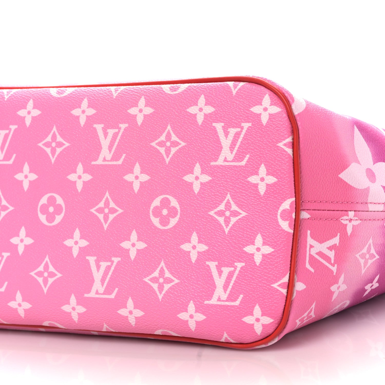 Louis Vuitton Monogram Escale Neverfull MM Rouge 8 of 8