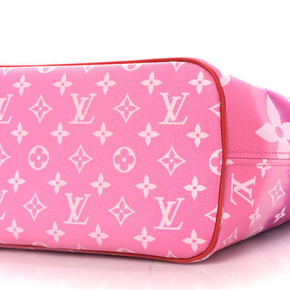 Louis Vuitton Monogram Escale Neverfull MM Rouge 8 of 8