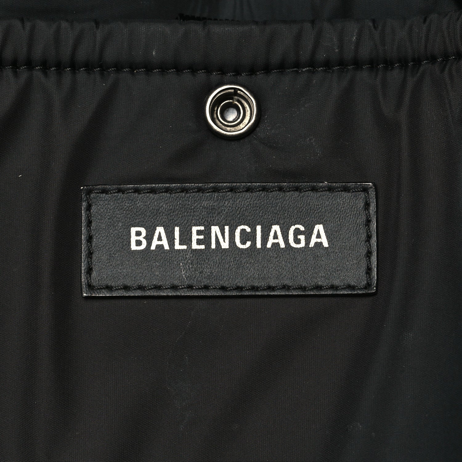 Balenciaga Nylon Logo Embroidered Medium Army Multicarry Backpack Black 6 of 11
