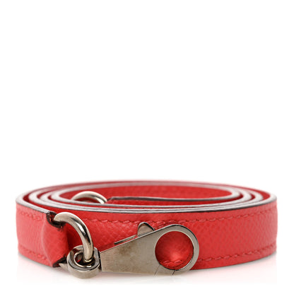 Hermes Epsom Kelly Shoulder Strap Rouge De Coeur 1 of 4