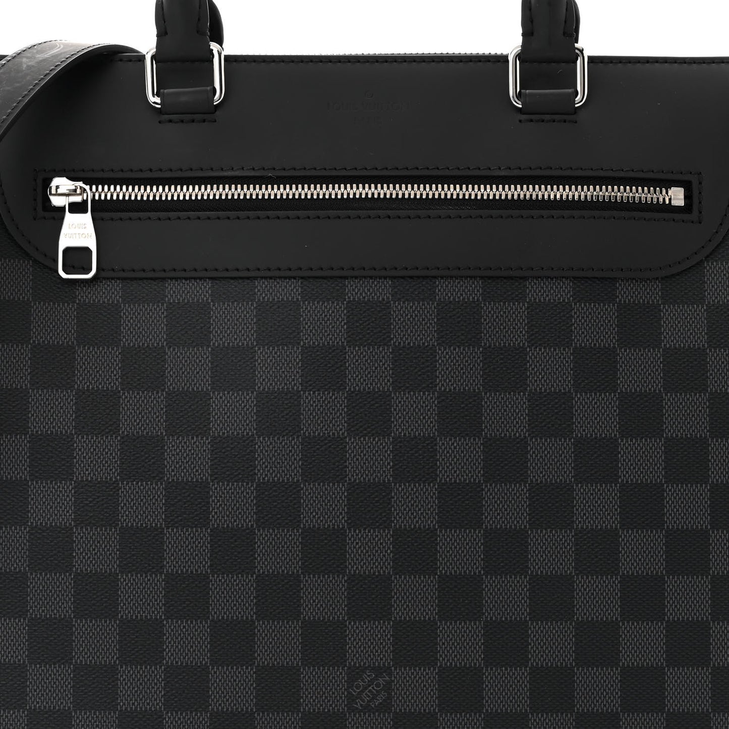 Damier Graphite Porte-Documents Jour