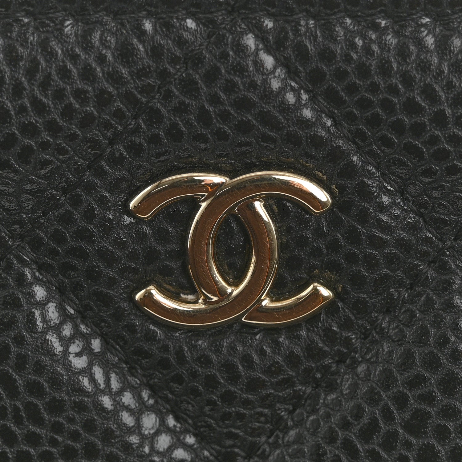 Chanel Caviar Quilted Medium Cosmetic Case Black 8 of 10
