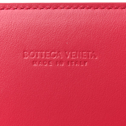 Bottega Veneta Nappa Intrecciato Flap Pouch Cranberry 6 of 10