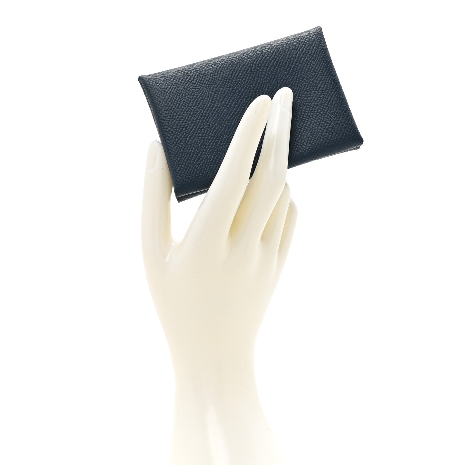 Hermes Epsom Verso Calvi Duo Card Case Bleu De Prusse Vert Fizz 2 of 9