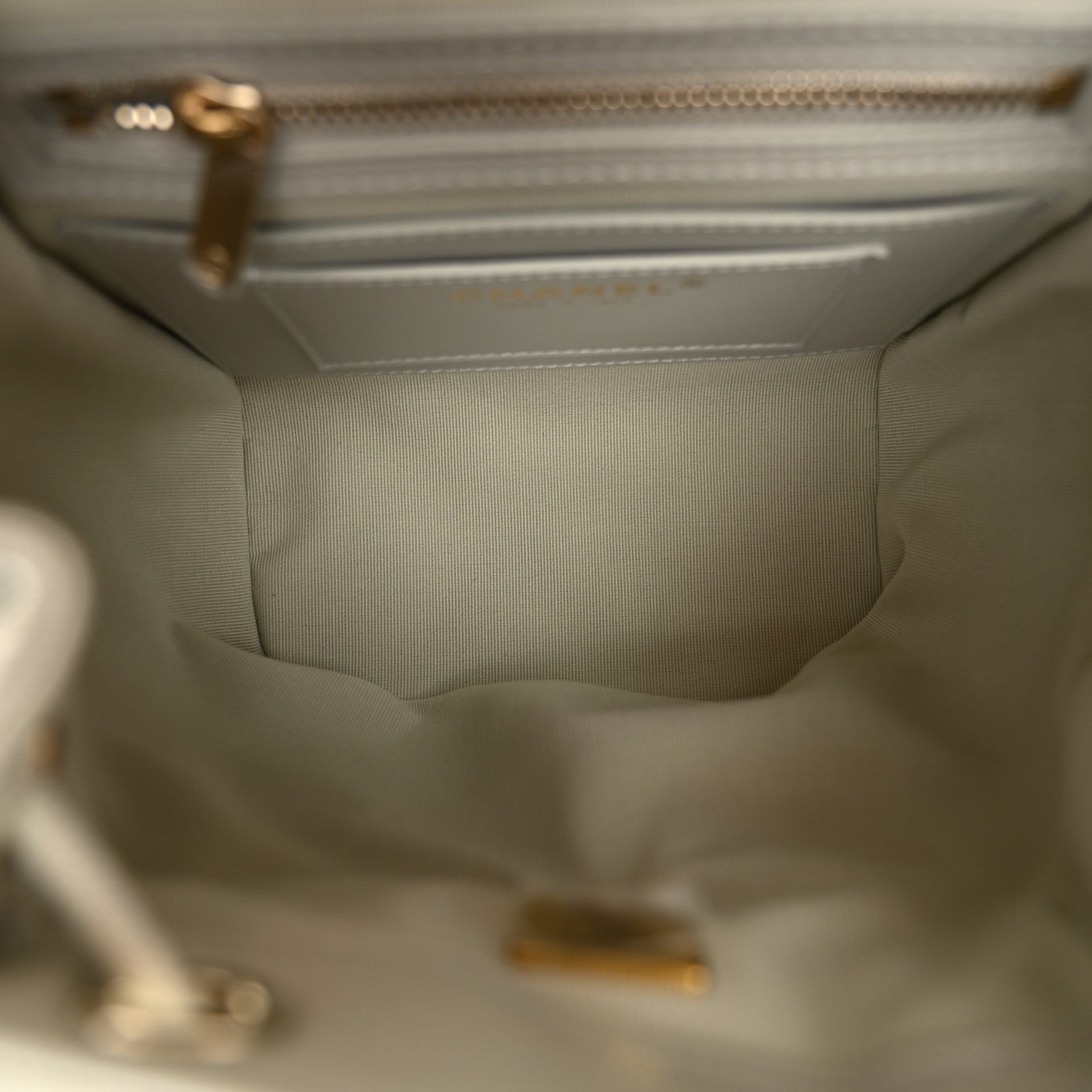 Chanel Caviar Quilted Mini Urban Spirit Backpack Light Grey 5 of 10