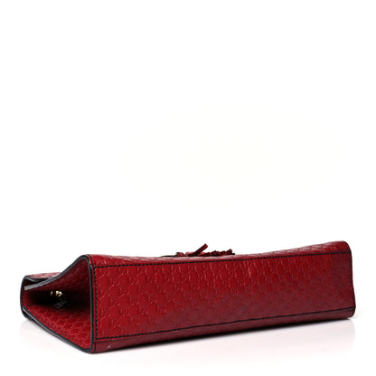 Gucci Microguccissima Medium Emily Chain Shoulder Bag Red 4 of 17