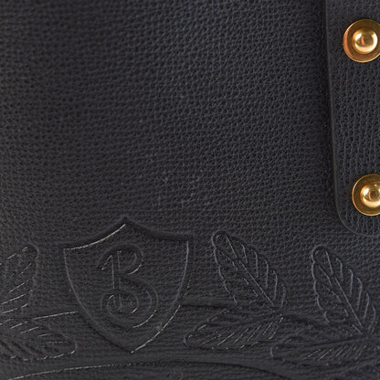 Burberry Calfskin Crest Embossed Small Tote Black 15 of 15