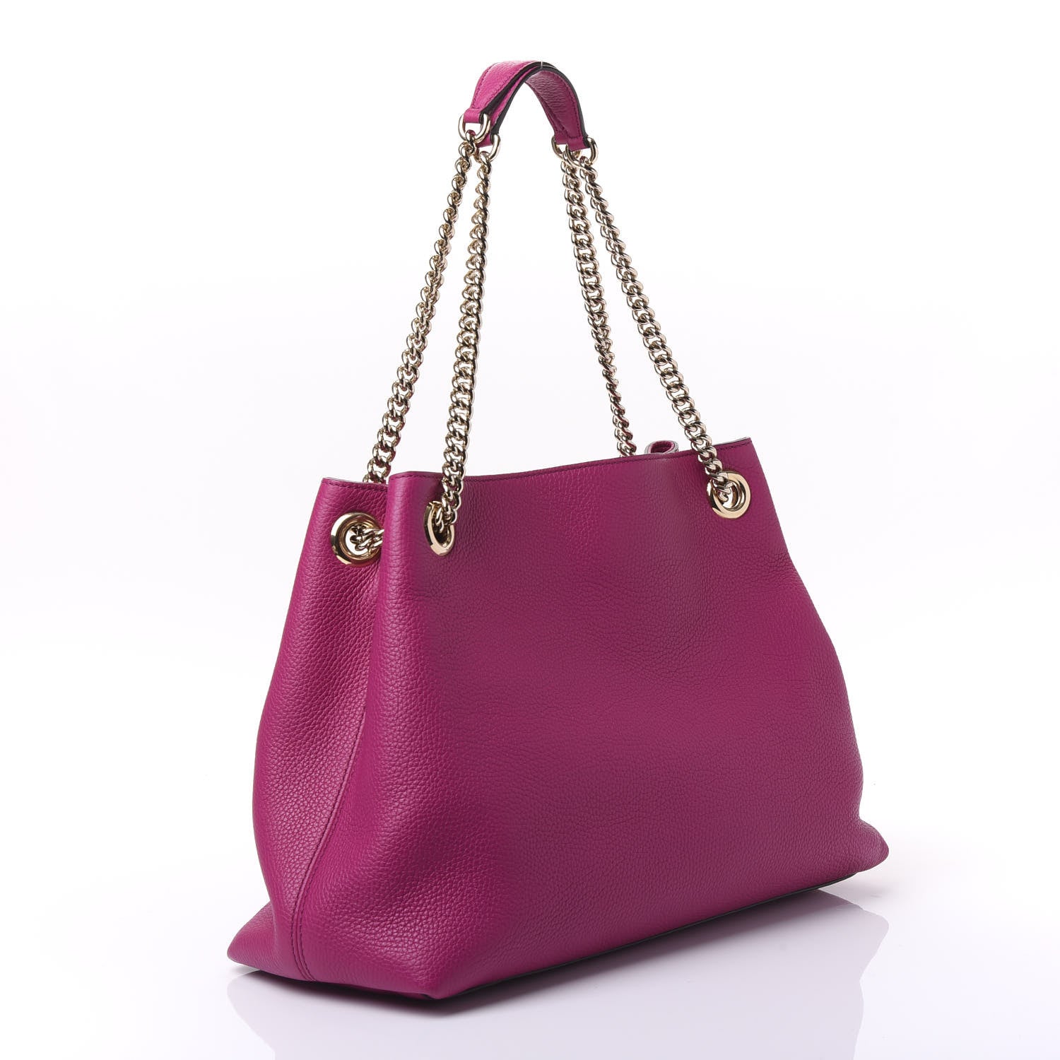 Gucci Cellarius Calfskin Medium Soho Chain Shoulder Bag Bright Bouganville 2 of 11