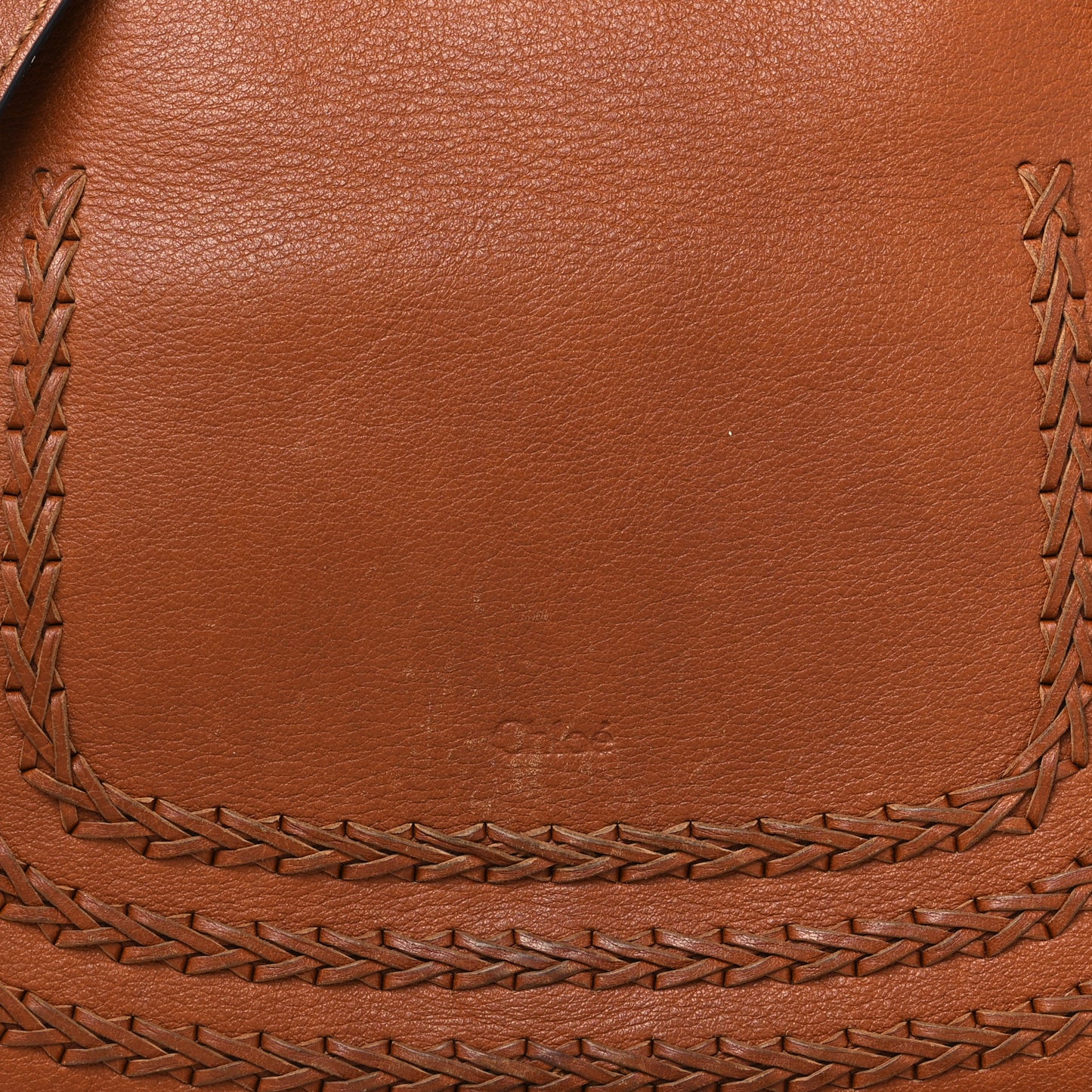 Calfskin Studded Medium Marcie Satchel Caramel