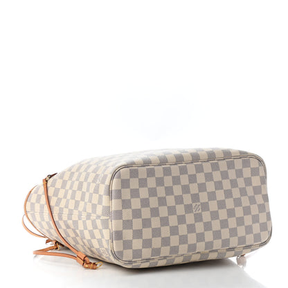 Louis Vuitton Damier Azur Neo Neverfull MM Rose Ballerine 3 of 9
