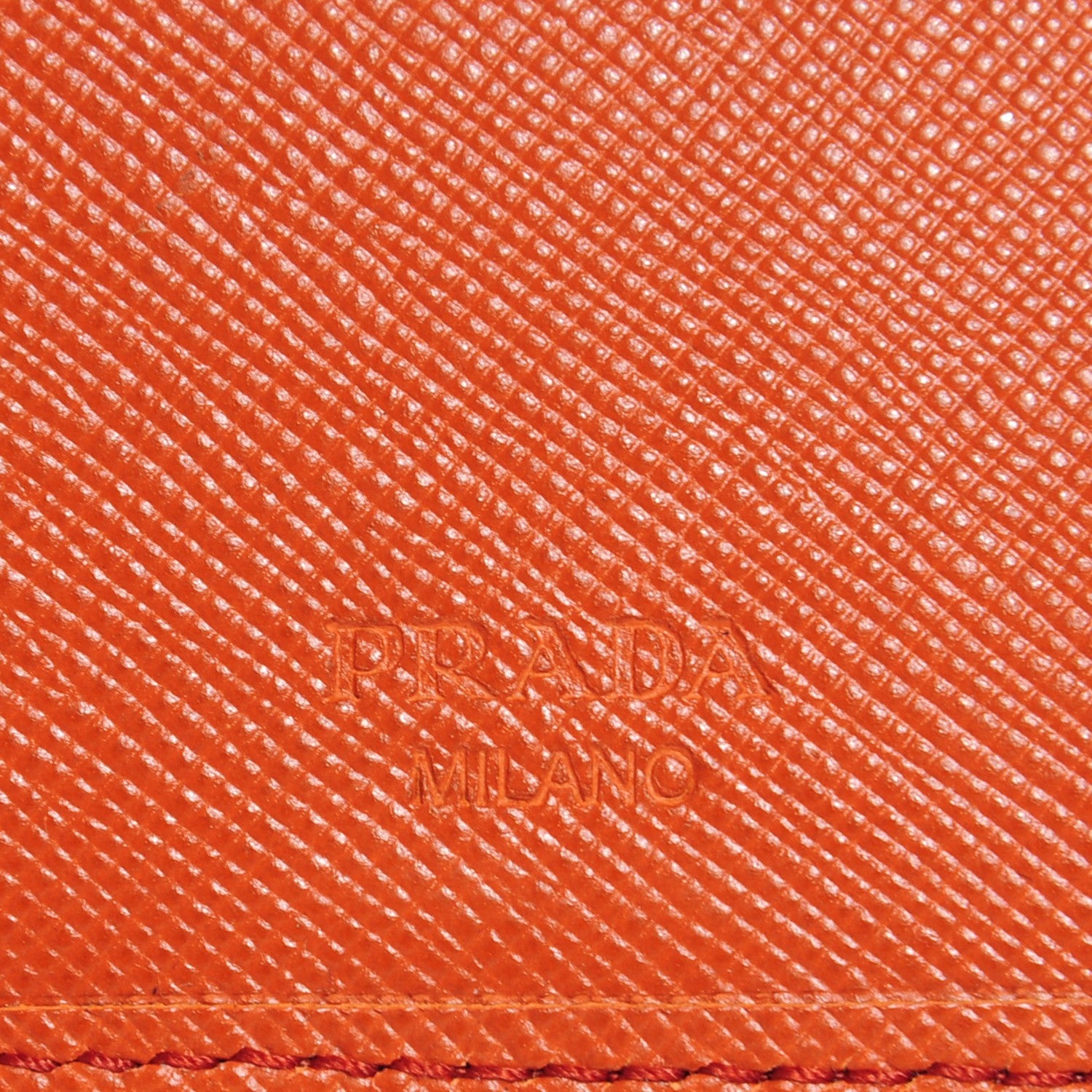 Prada Saffiano Metal 6 Key Holder Rame 8 of 10
