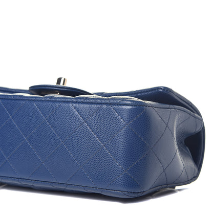 Chanel Caviar Quilted Mini Rectangular Flap Blue 9 of 10