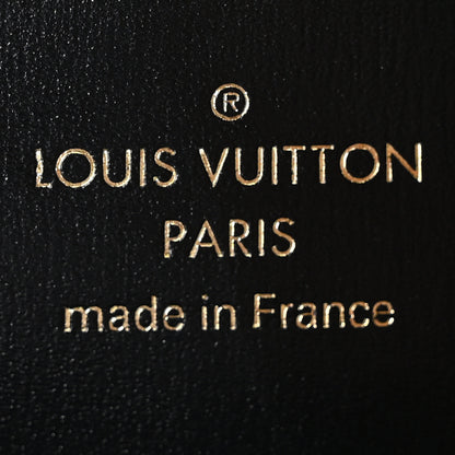 Louis Vuitton Calfskin Monogram Braided Twist Shoulder Bag MM Black 7 of 10