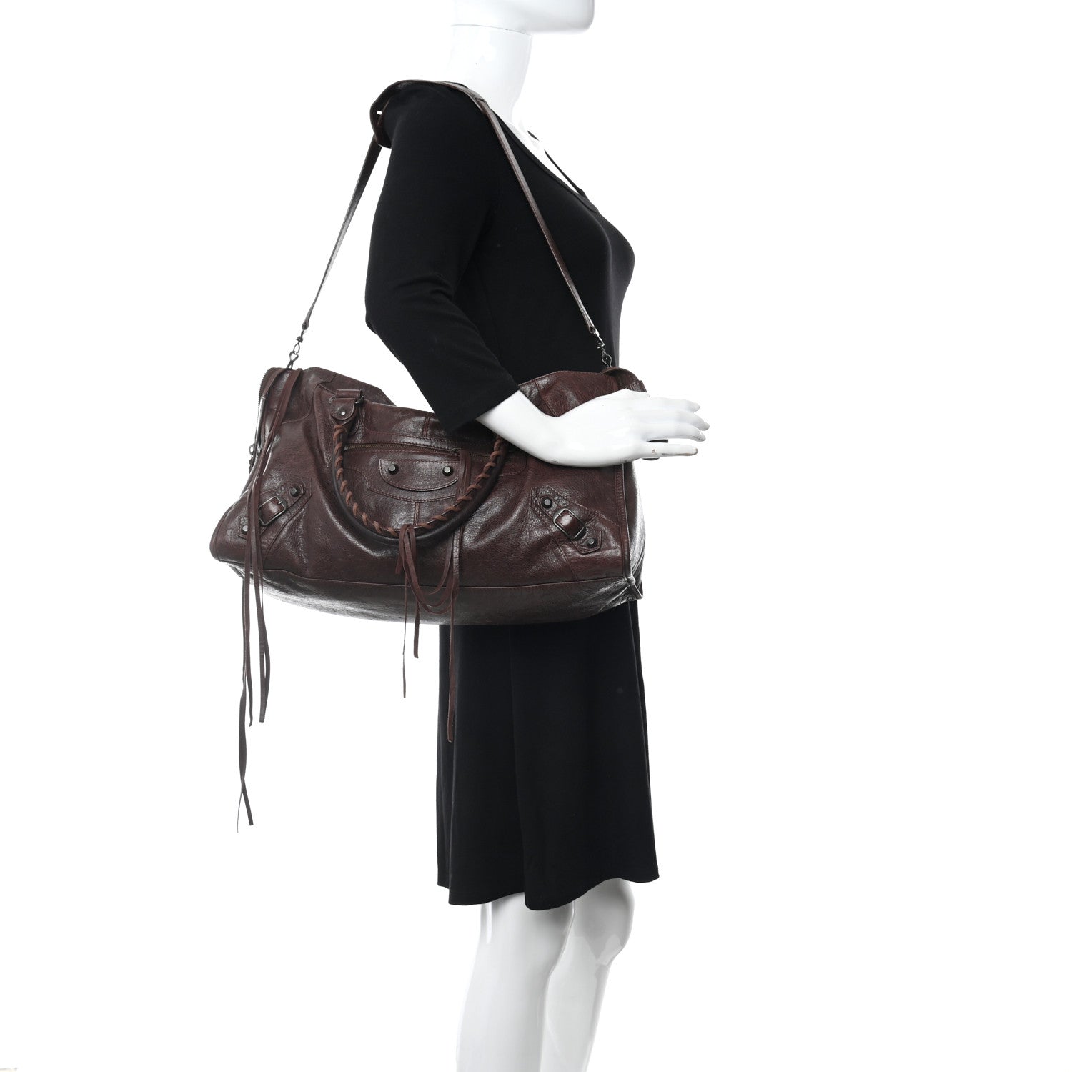 Balenciaga Agneau Classic Hardware Part Time Cigare Fonce 2 of 10
